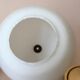 Vintage german brass and opaline glass table lamp