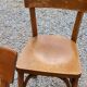 Set of 6 Baumann bistro chairs from the 50s stamp with iron