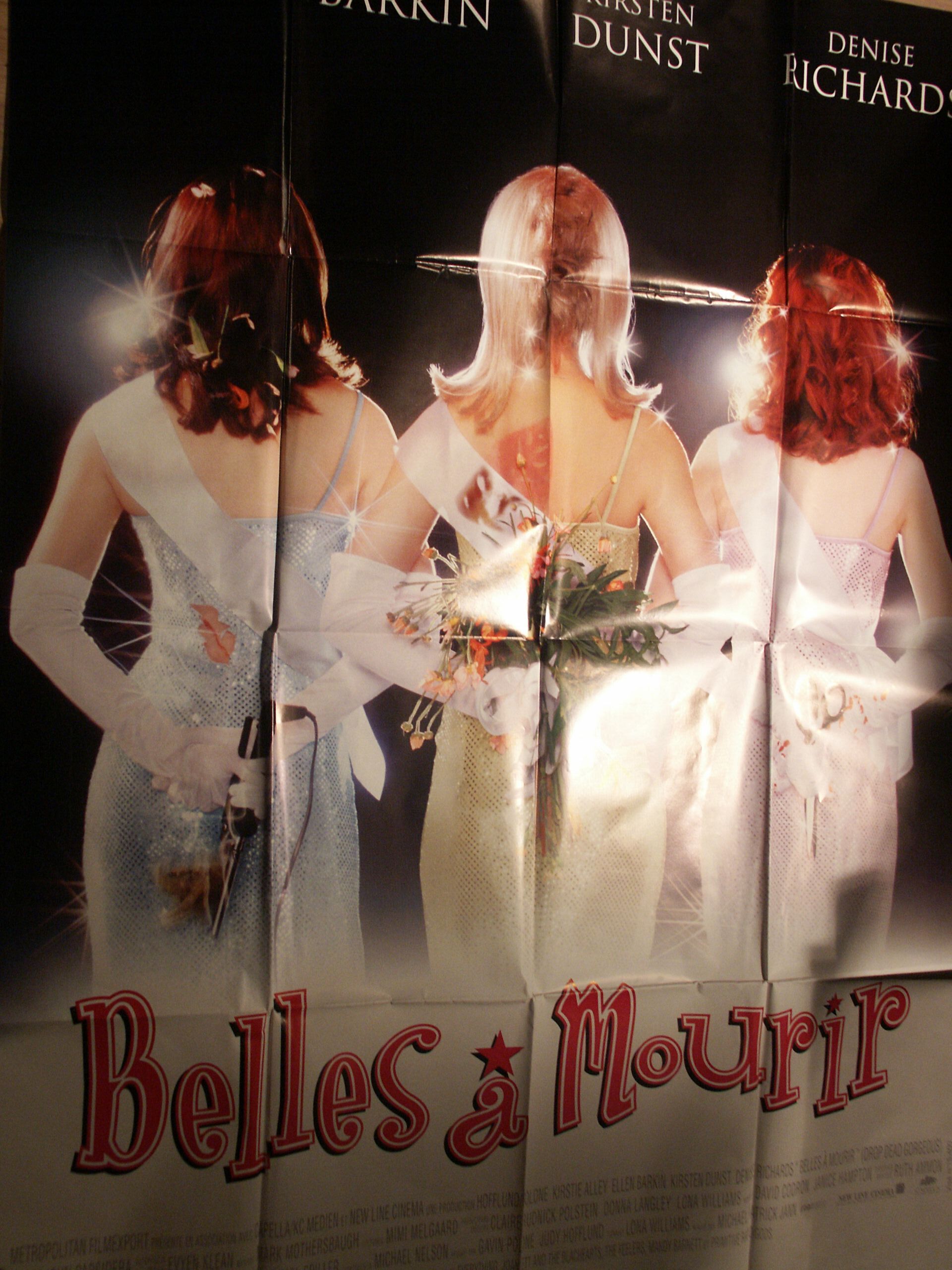 Belles à mourir 160 x 120 original folded poster