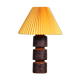 Lampe en céramique brutaliste années 1970