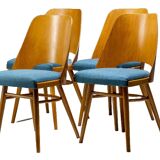 Set of 4 Dining Chairs, Radomír Hofman, 1960s, Czechoslovakia