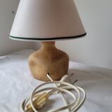 Reconstituted stone bedside lamp