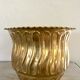 Vintage brass pot cover