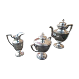 Silver metal coffee serving part