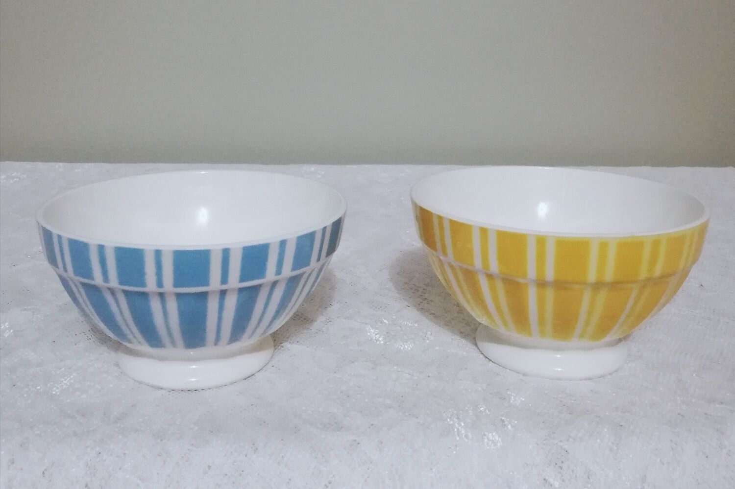 Two bowls signed Digoin