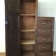 Asymmetrical wardrobe old Art Deco style
