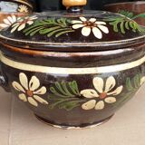 Glazed terracotta tureen