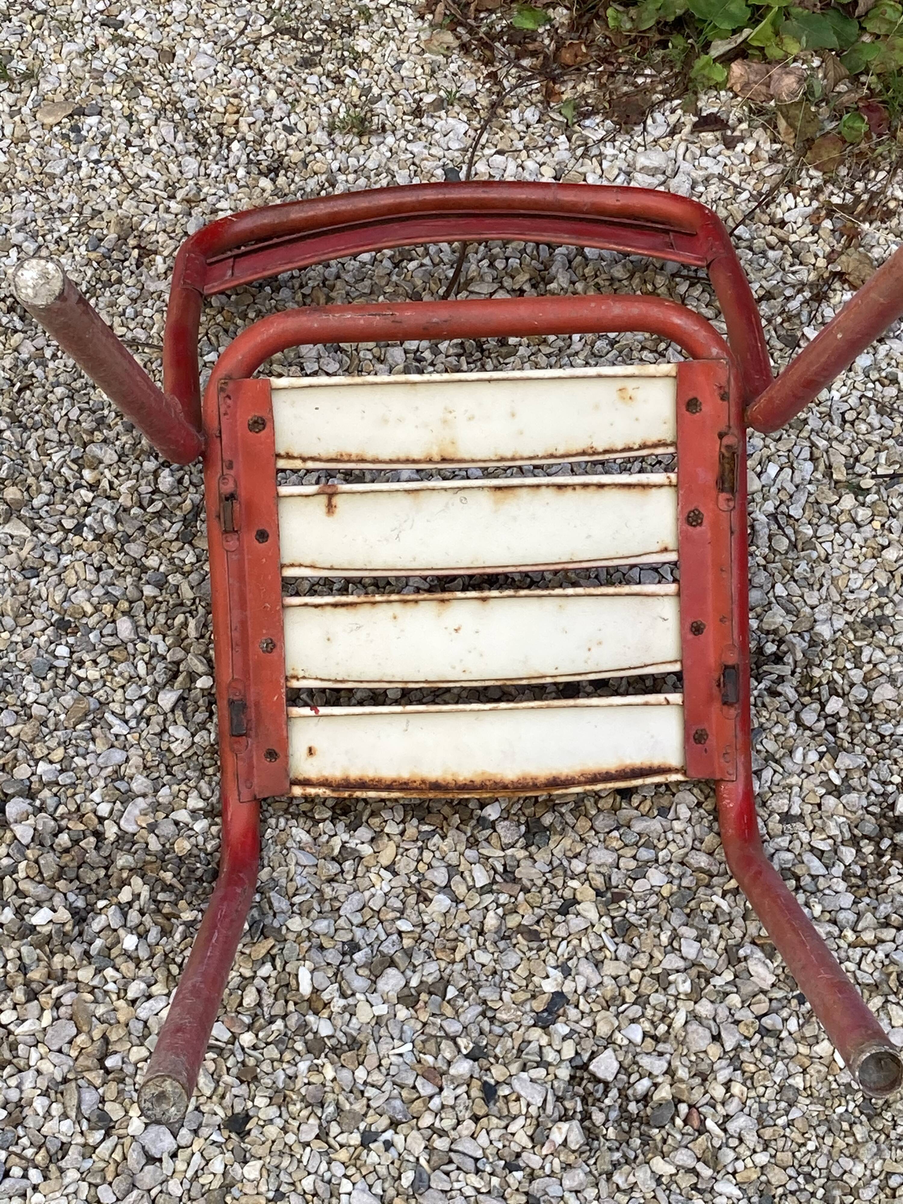 Tolix t1 chair by Xavier Pauchard