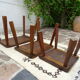 Brutalist nesting tables