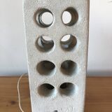Stone sculpture lamp by Albert Tormos, circa 1970.