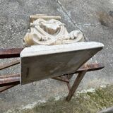 Console mural / Corbeau en stuc