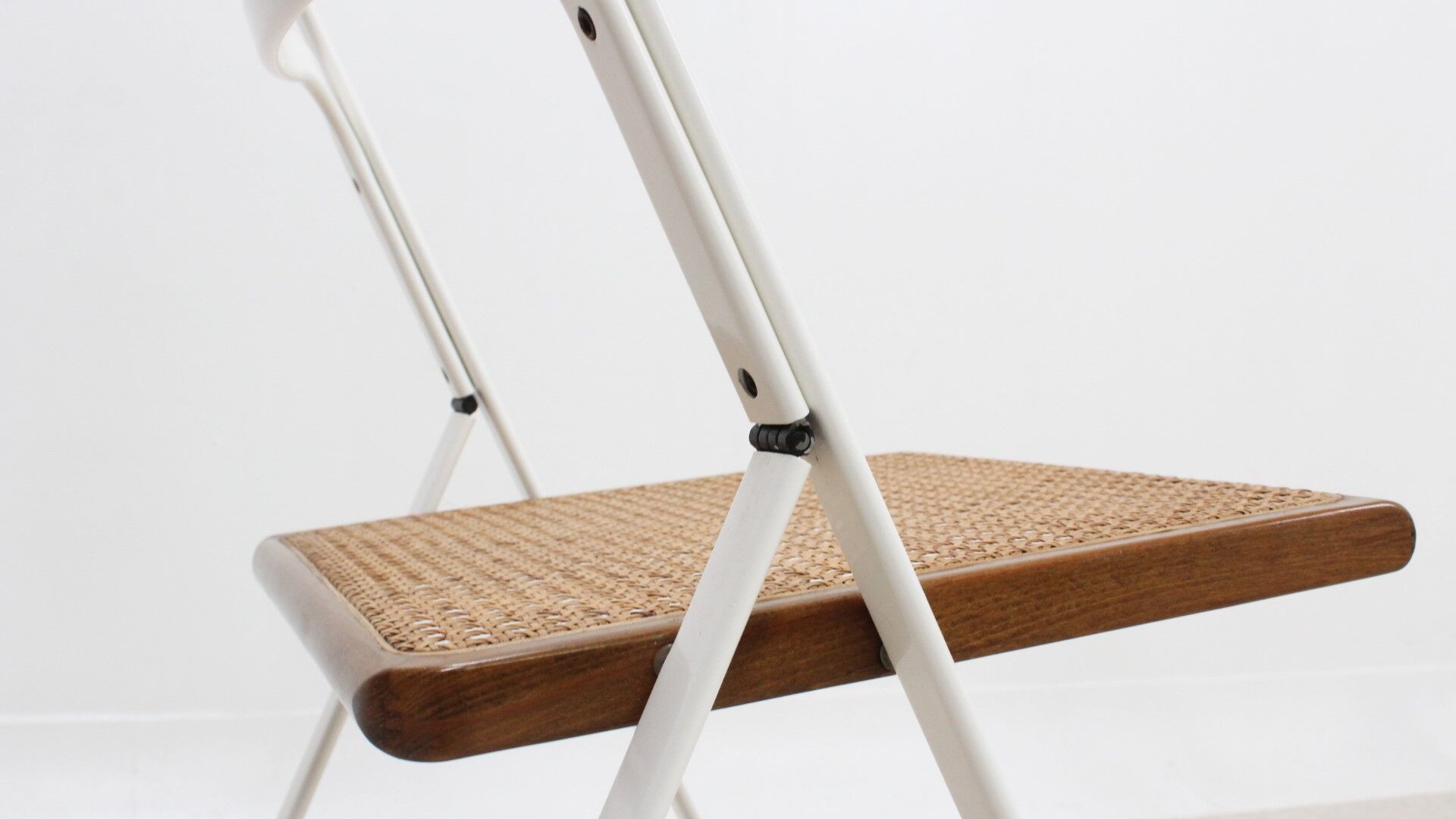 Cidue vintage folding chairs 1970s, set of 4