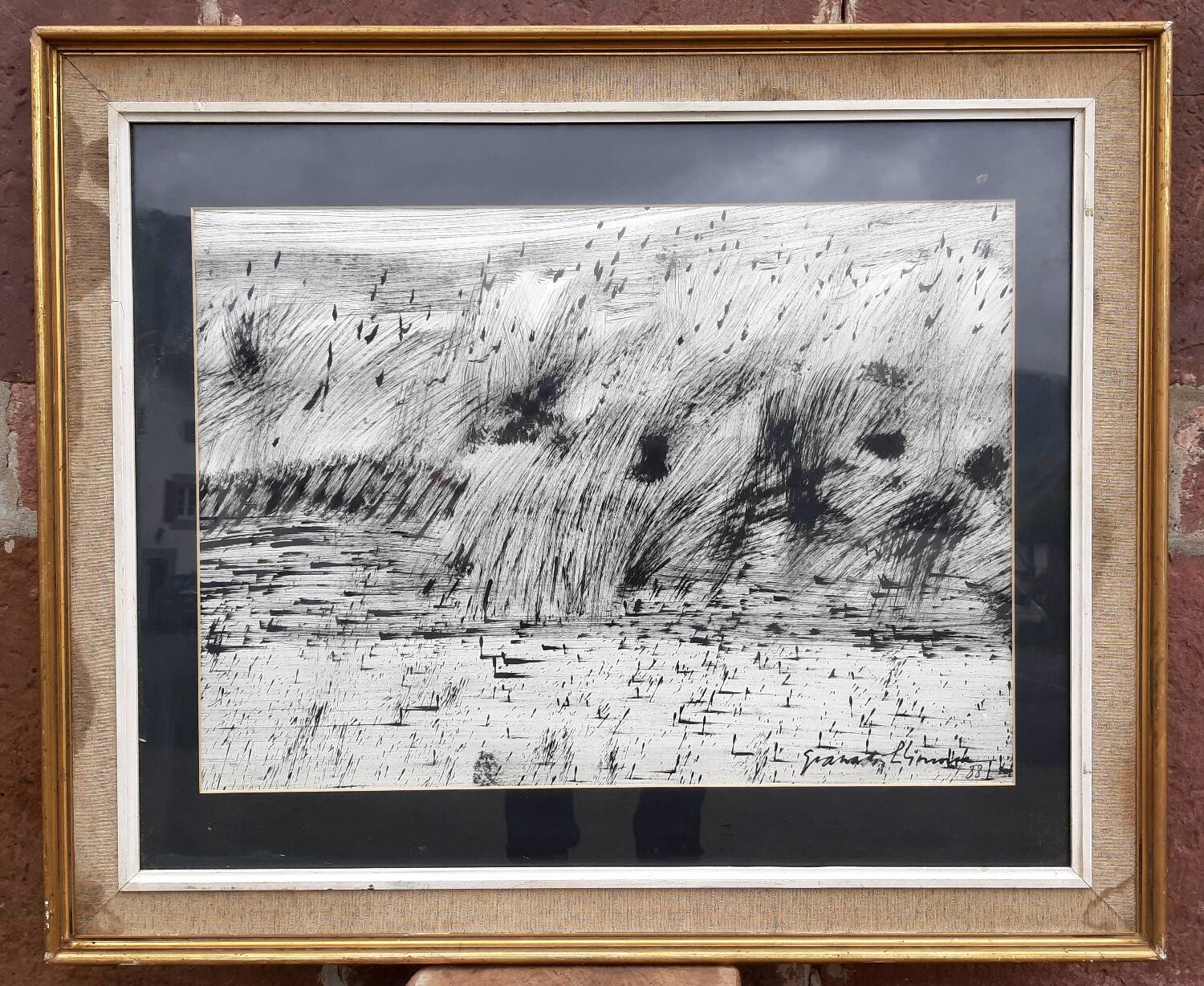 Fusain sur papier Granados Llimona 1988