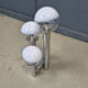 Vintage glass globe table lamp by Mazzega, 1970s