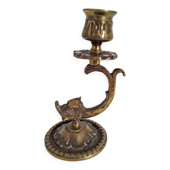 Vintage brass candle holder