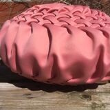 Old pink round cushion
