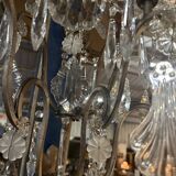 Bronze-colored wall light with 12 lights