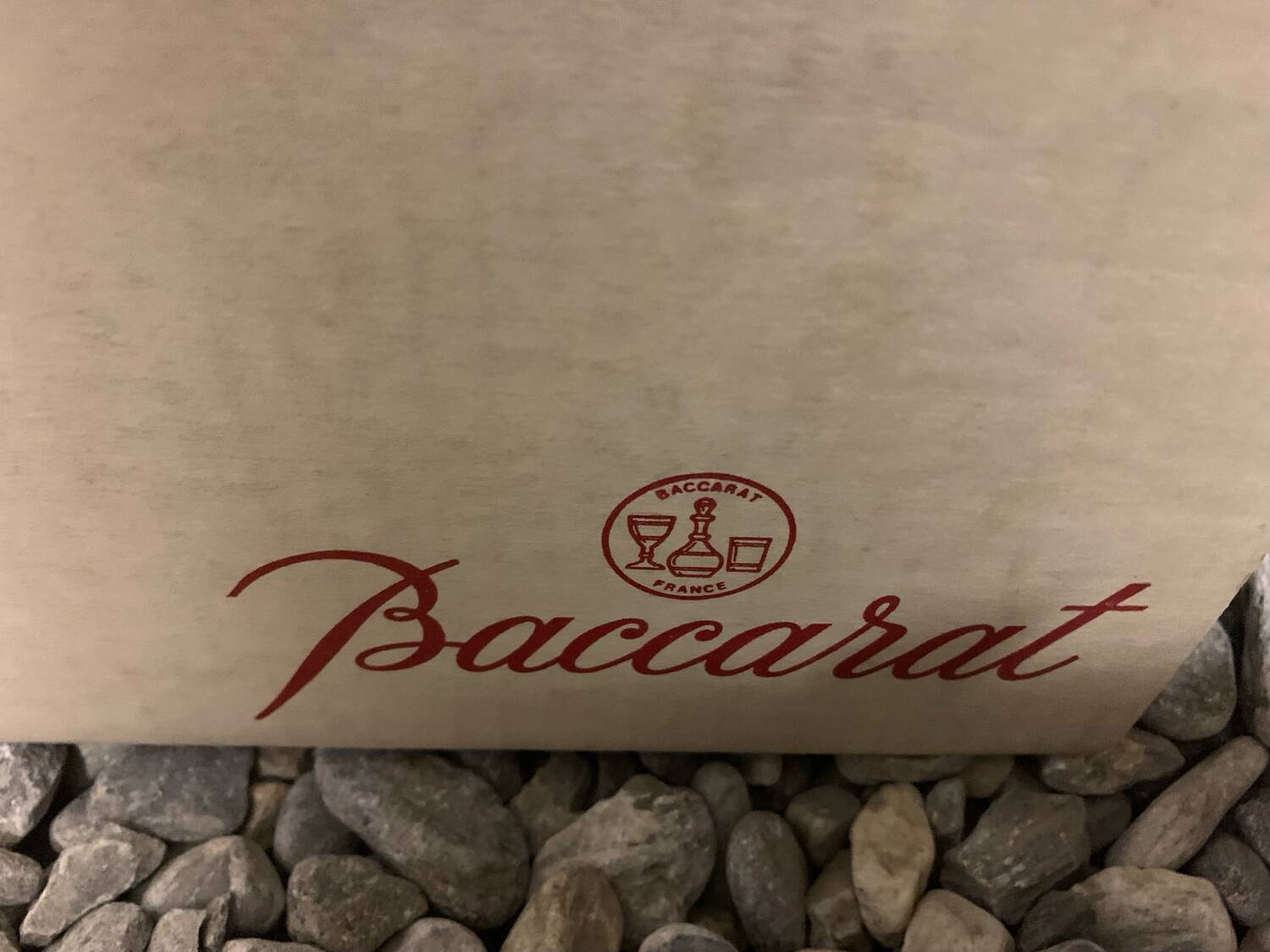 Service de verres baccarat