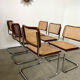 Lot de 6 chaises Cesca B32 Marcel Breuer, 1970