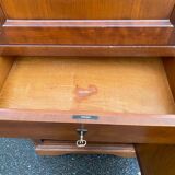 Louis Philippe style solid wood barn wardrobe from the 20th century.