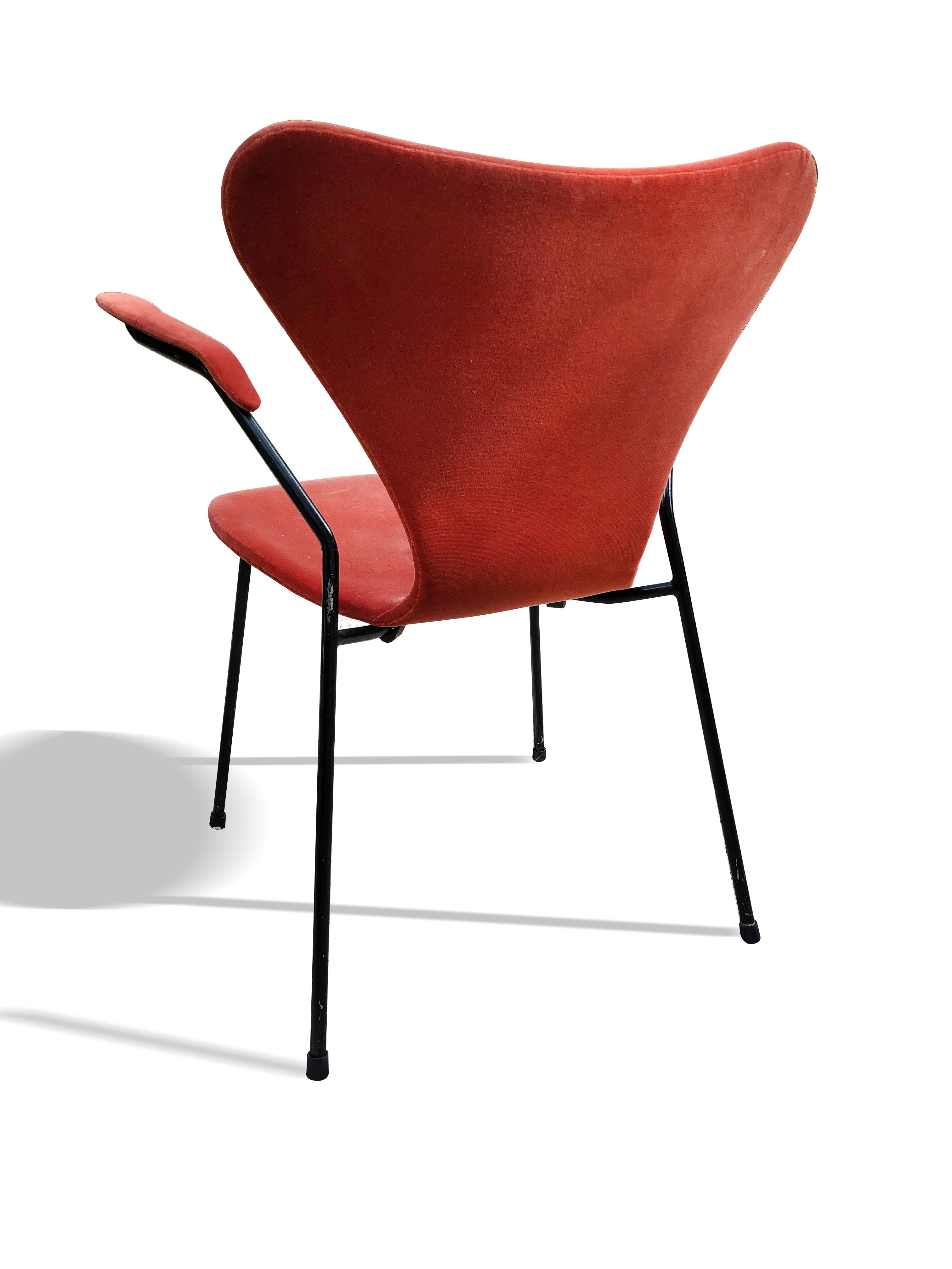 4 chaises serie 7 Arne Jacobsen pour Frtiz Hansen