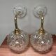 Paire d’appliques murales globes vintage