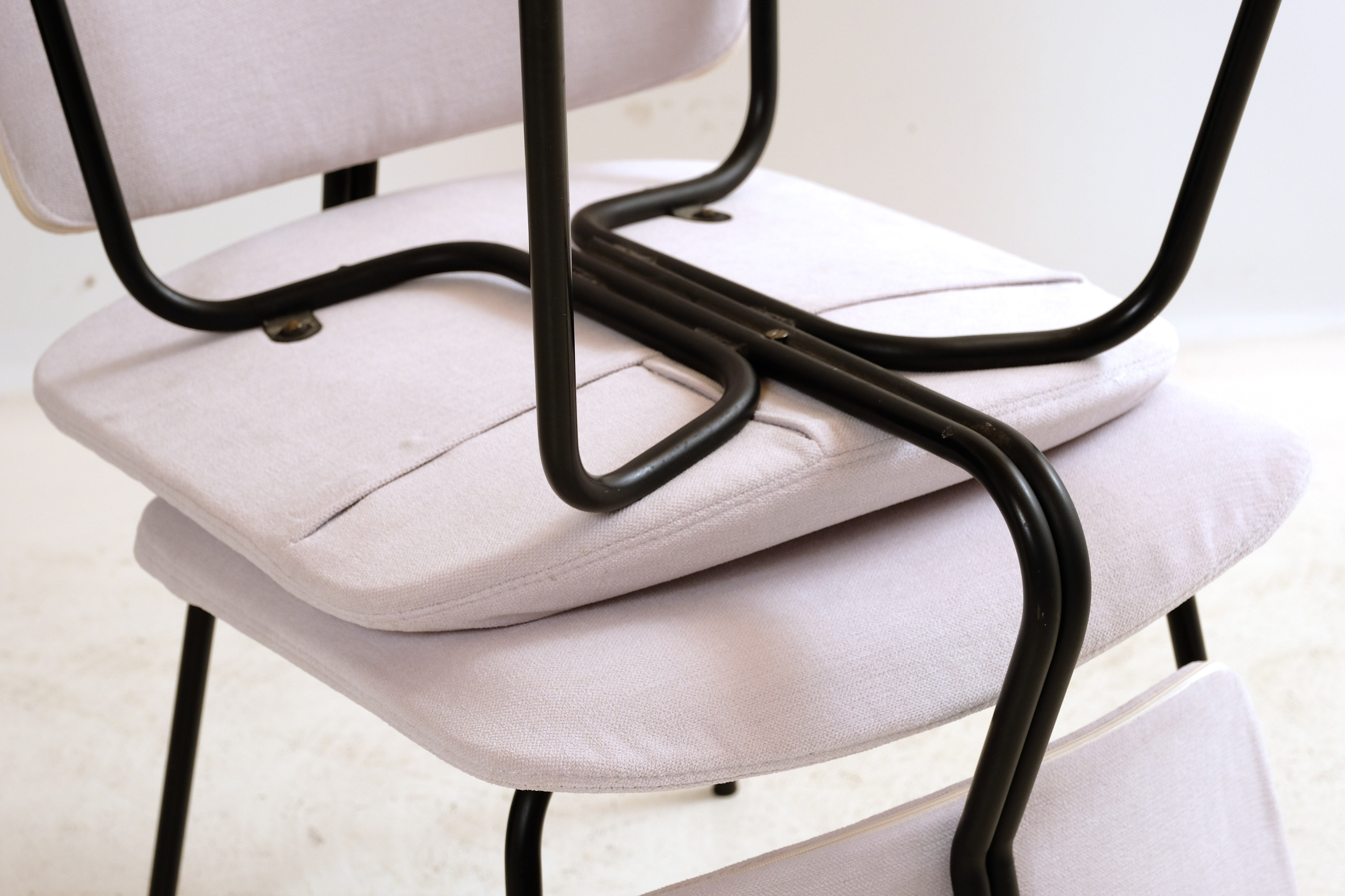 Pair of chairs Sunday C. Sclafert 1950's