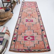 Tapis oriental vintage coureur 92x329cm