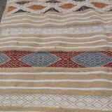 Handmade ethnic multicolored rug