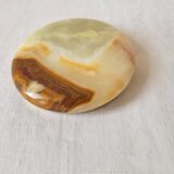 Onyx and brass ashtray