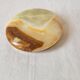 Onyx and brass ashtray