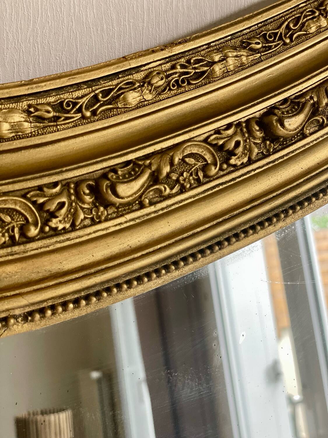 Antique Louis-Philippe mirror 130 x 94 cm