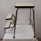 Formica step stool, vintage.