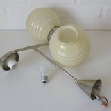 Original Art Deco Antique Chandelier Hanging Lamp Bauhaus Era