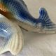 2 vases en barbotine poisson