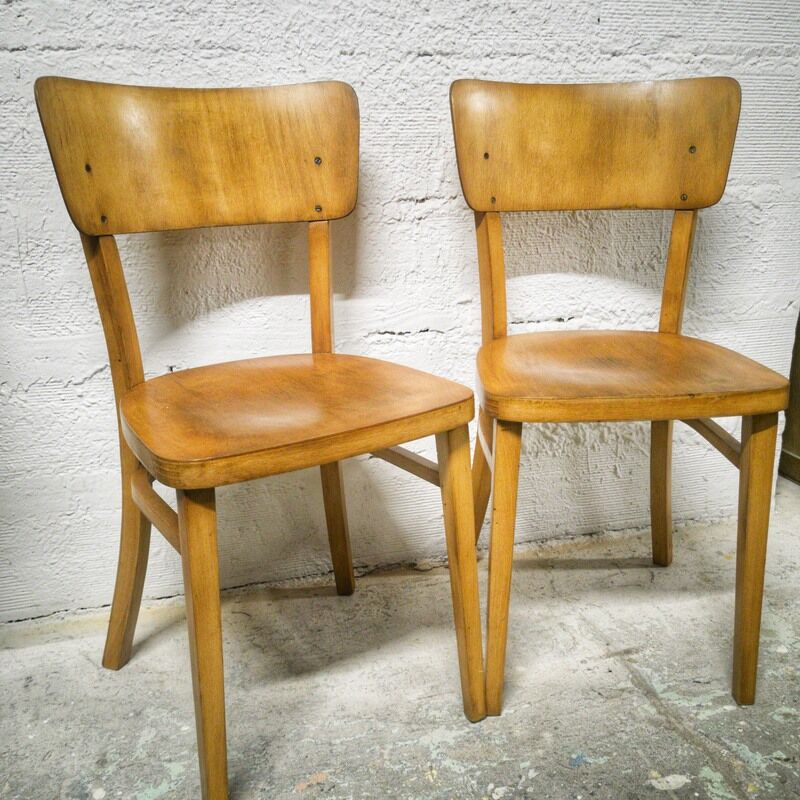 Pair of Thonet bistro chairs