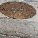 Pair of nickel-plated bronze beds circa 1920