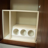 1970's brutalist bar cabinet