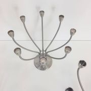 Modern Scandinavian Candleholders in Steel by M. Hagberg for Ikea, 1970s, Set of 4