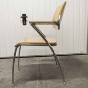 Lot of 6 "Golf" model chairs designed by Francesco Zaccone for the Brunner brand