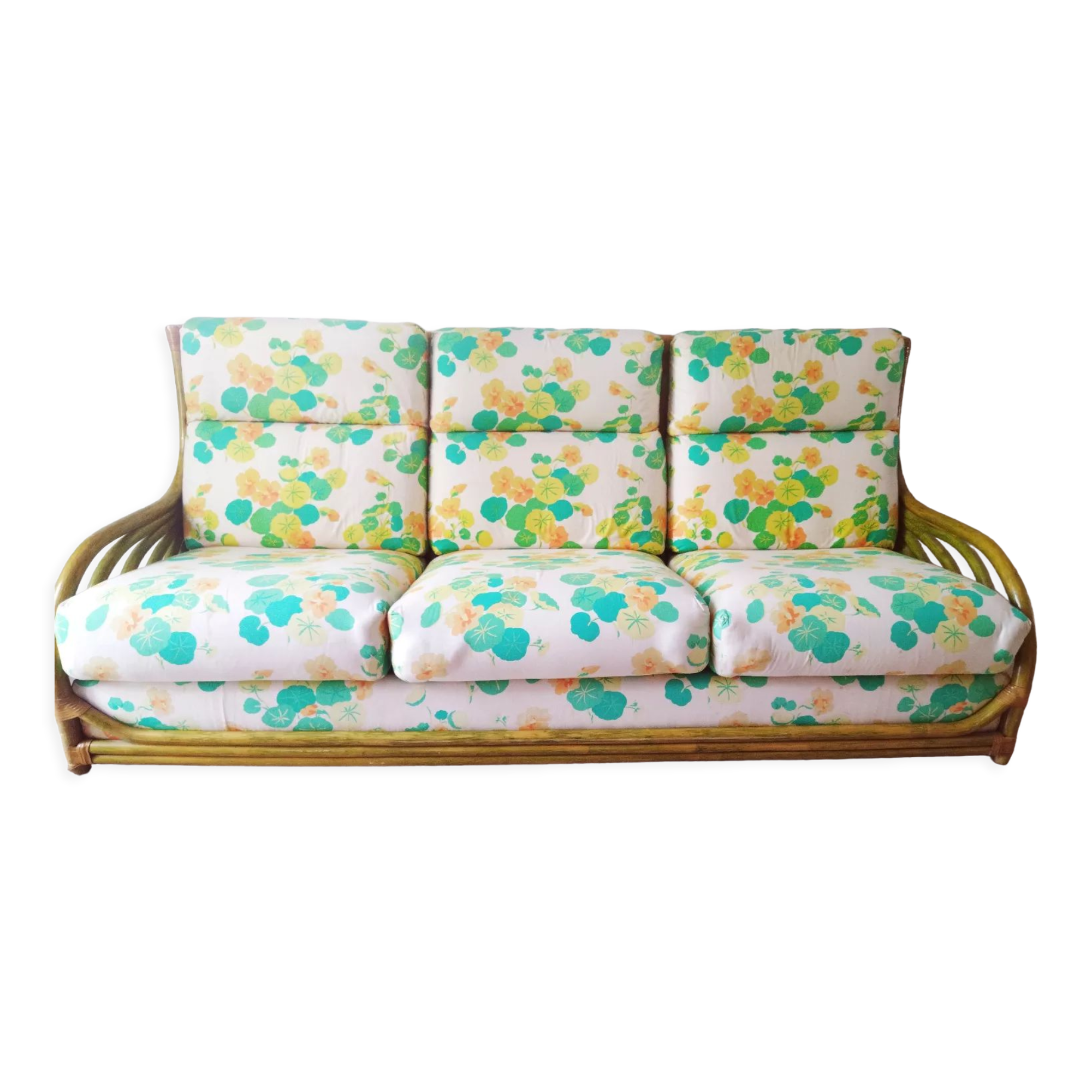 Salon bamboo rattan prestige