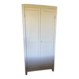 Armoire parisienne vintage – intérieur fleuri framboise – pièce unique