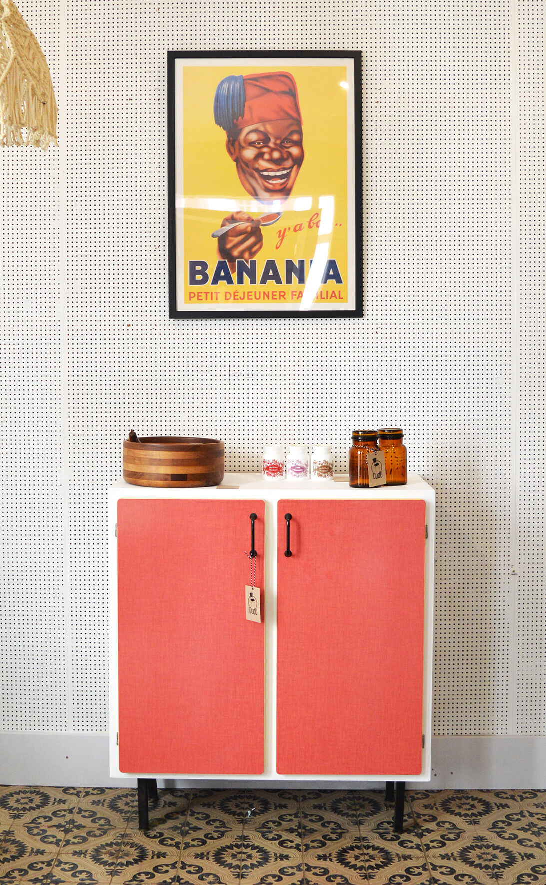 Meuble formica corail