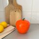 Vintage orange ice cube apple