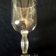 Set of 8 crystal wine glasses