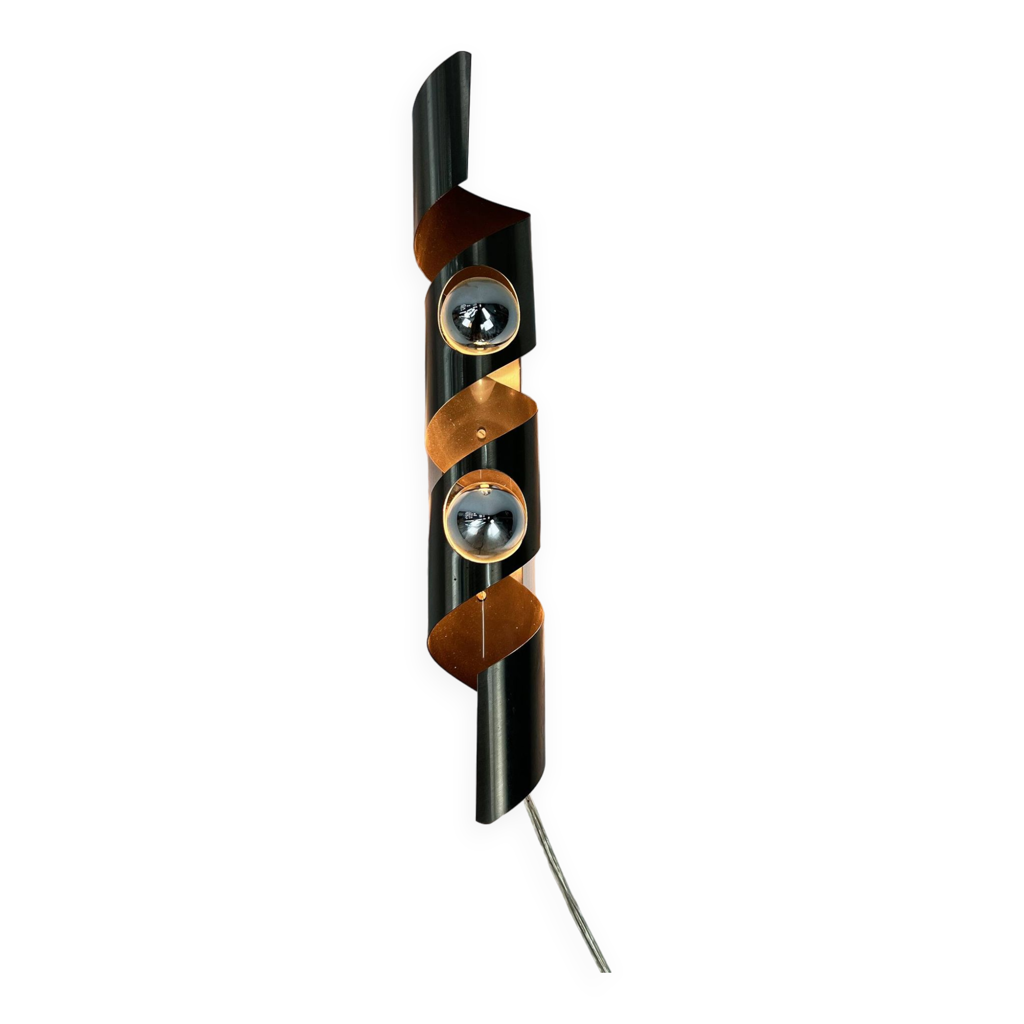 Space Age Wall Lamp "Wokkel" by Raak, Netherlands, 1970s