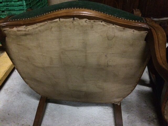 Pair of voltaire noyer armchair