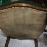 Pair of voltaire noyer armchair