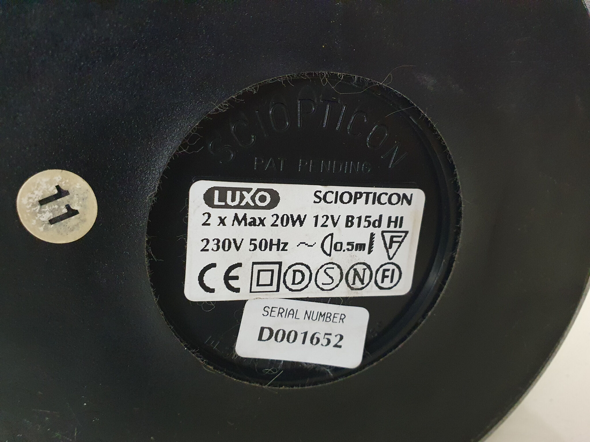 Table lamp by Hans Ansems for Luxo, model Sciopticon, Italy , 1980's