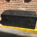 Black wooden trunk